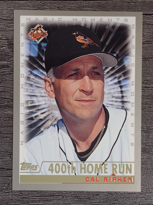 2000 Topps #238E Cal Ripken MM 400th HR