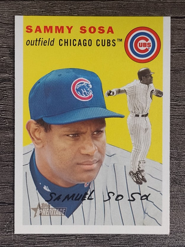 2003 Topps Heritage #30A Sammy Sosa New Logo