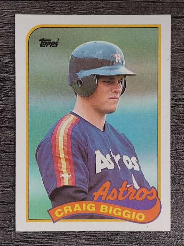 1989 Topps #49 Craig Biggio RC (NM)