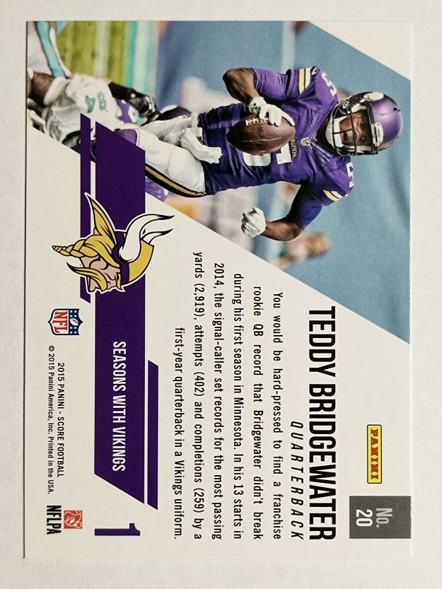 2015 Score Franchise #20 Teddy Bridgewater