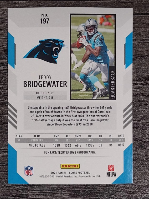 2021 Score #197 Teddy Bridgewater