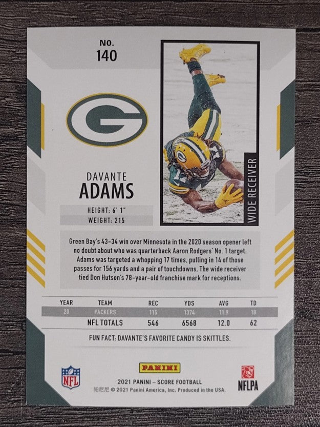 2021 Score #140 Davante Adams