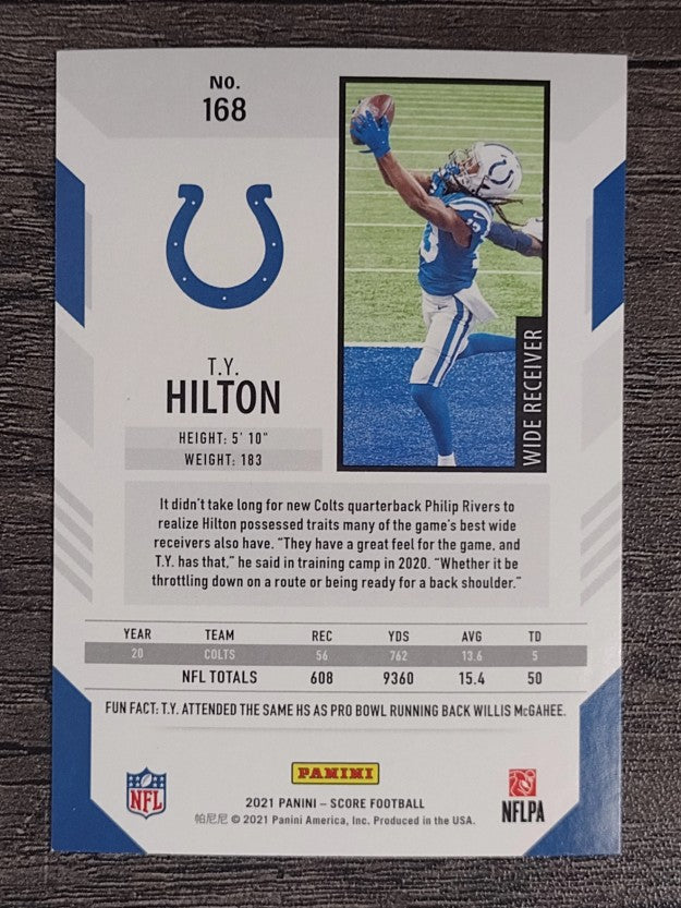 2021 Score #168 T.Y. Hilton