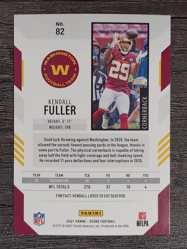 2021 Score #82 Kendall Fuller