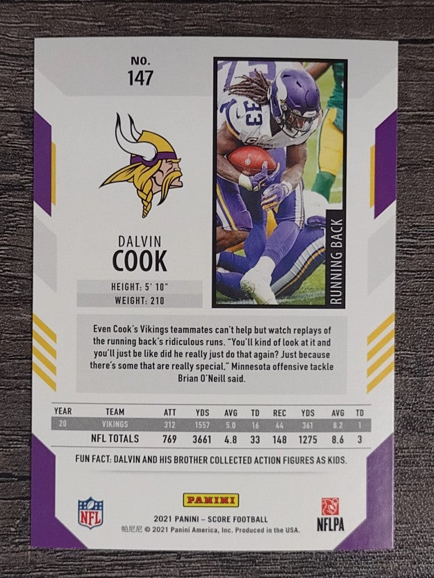 2021 Score #147 Dalvin Cook
