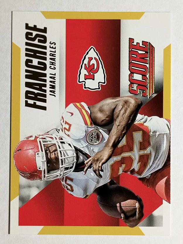 2015 Score Franchise Gold #16 Jamaal Charles