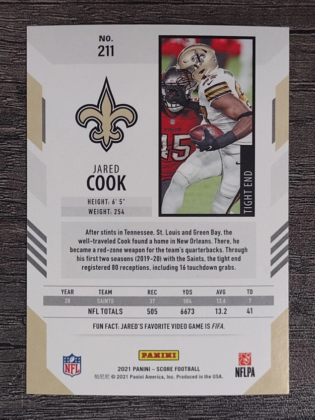 2021 Score #211 Jared Cook