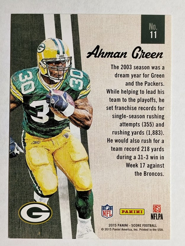 2015 Score Gridiron Heritage Gold #11 Ahman Green