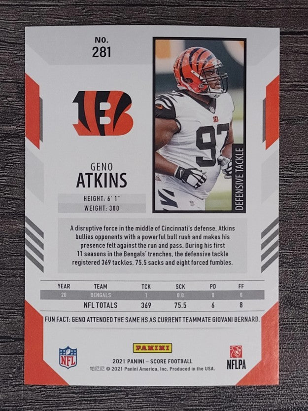 2021 Score #281 Geno Atkins