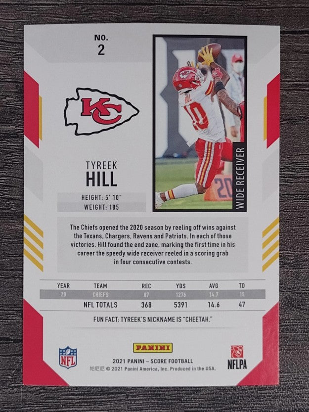 2021 Score #2 Tyreek Hill