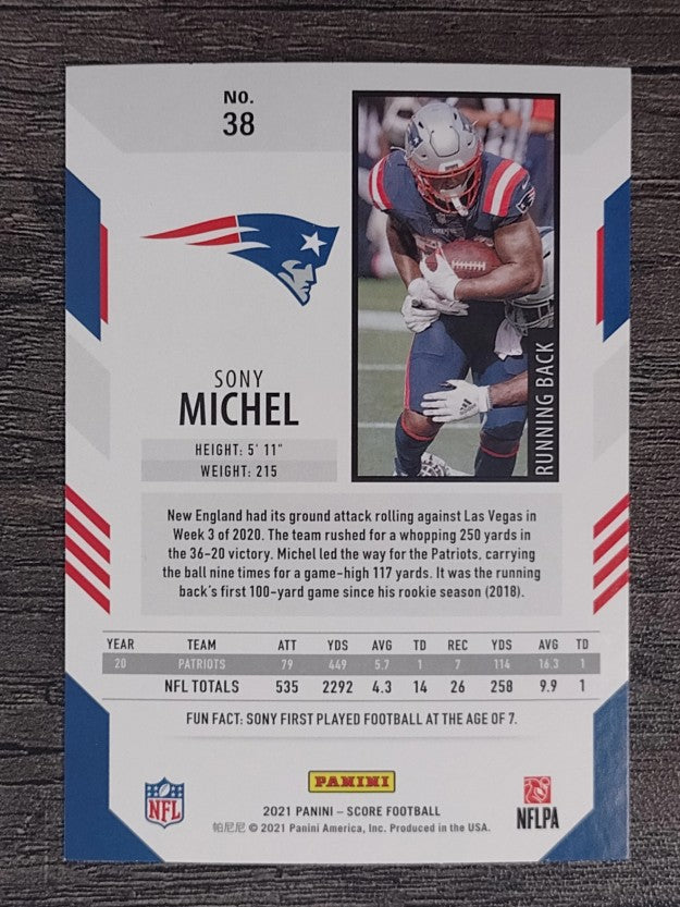 2021 Score #38 Sony Michel