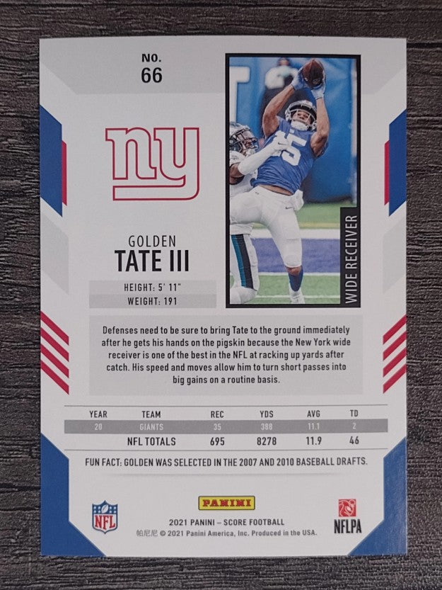2021 Score #66 Golden Tate III