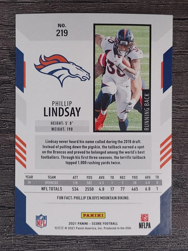 2021 Score #219 Phillip Lindsay
