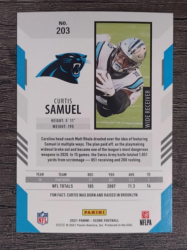 2021 Score #203 Curtis Samuel