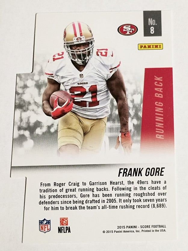 2015 Score Ground Gainers #8 Frank Gore