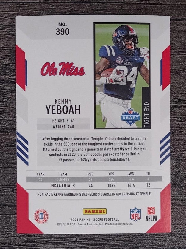2021 Score #390 Kenny Yeboah RC