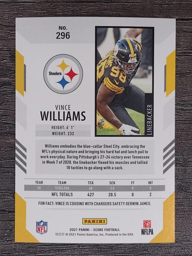 2021 Score #296 Vince Williams