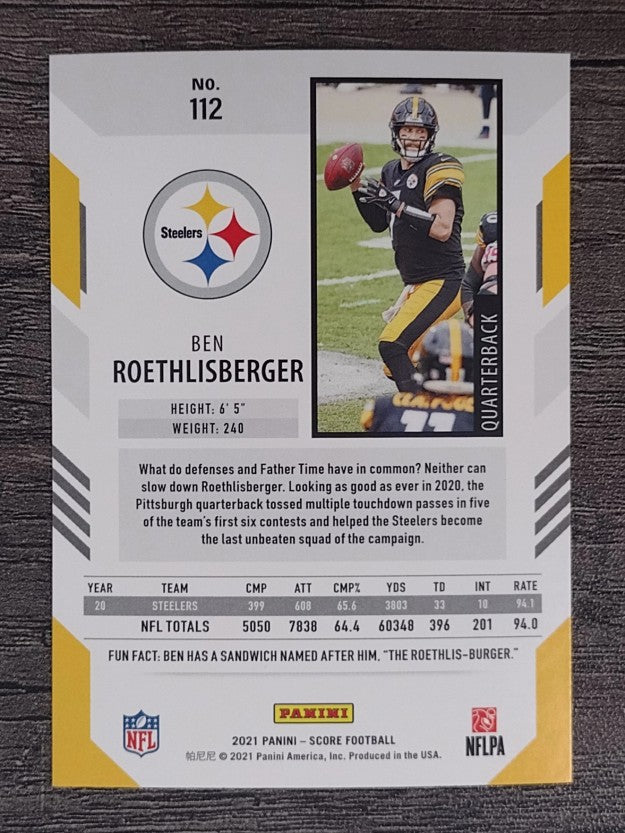 2021 Score #112 Ben Roethlisberger