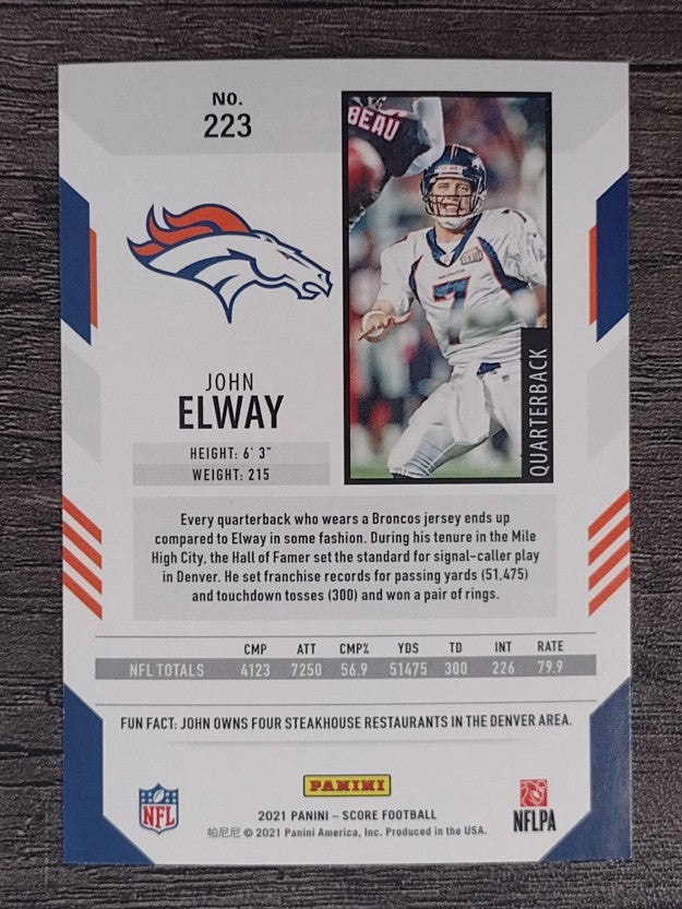 2021 Score #223 John Elway