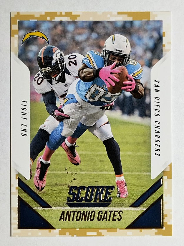 2015 Score Photo Variations Desert Camo #33 Antonio Gates