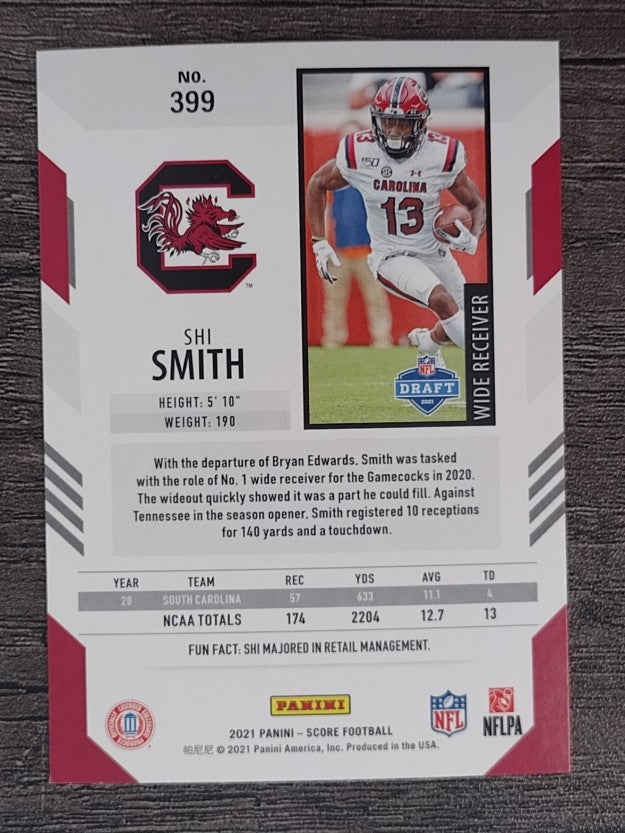 2021 Score #399 Shi Smith RC