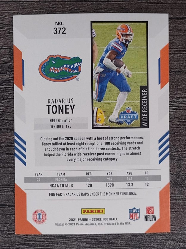 2021 Score #372 Kadarius Toney RC