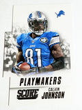 2015 Score Playmakers #10 Calvin Johnson