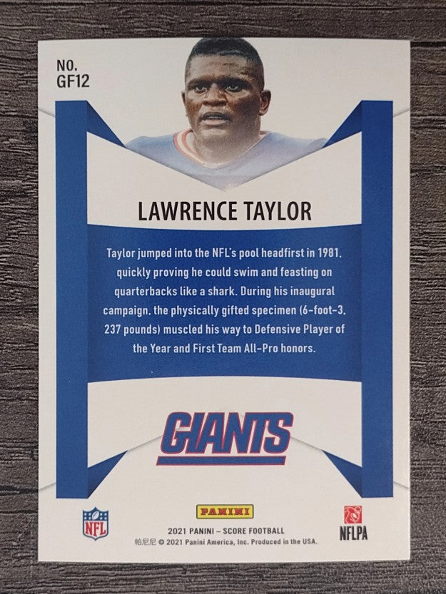 2021 Score Game Face #12 Lawrence Taylor