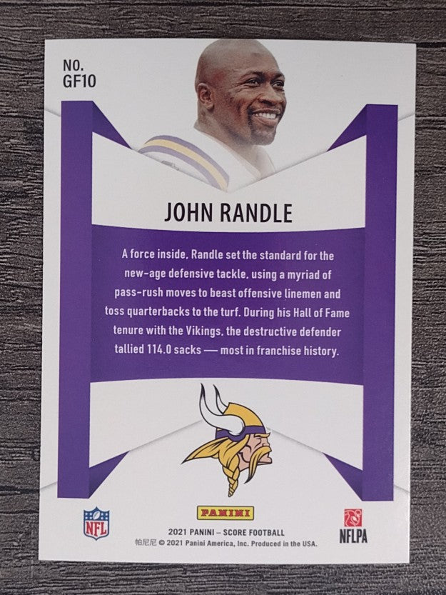 2021 Score Game Face #10 John Randle