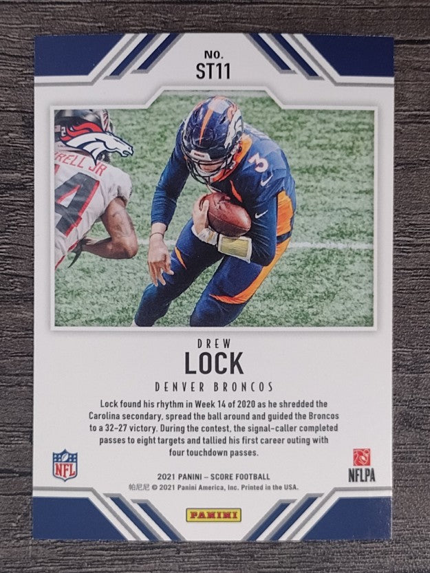 2021 Score Score Team #11 Drew Lock