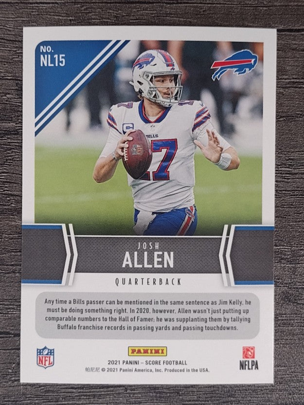 2021 Score Next Level Stats #15 Josh Allen