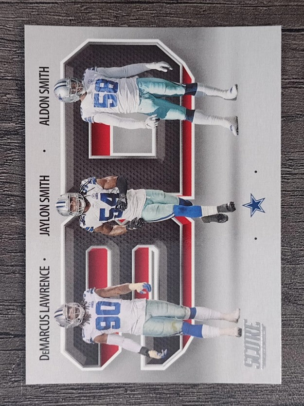 2021 Score 3D #11 Aldon Smith/DeMarcus Lawrence/Jaylon Smith