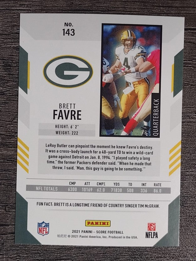 2021 Score #143 Brett Favre
