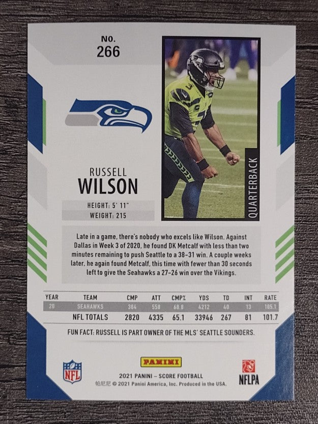 2021 Score #266 Russell Wilson