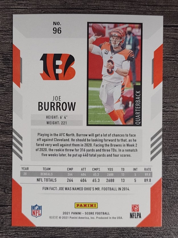 2021 Score #96 Joe Burrow