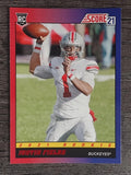 2021 Score '91 Throwback Rookies Gold #2 Justin Fields