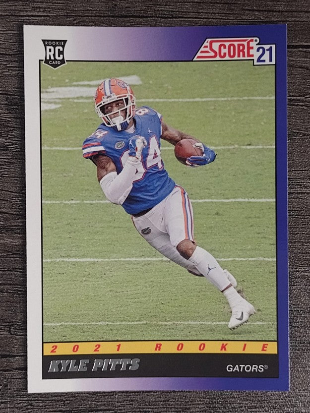 2021 Score '91 Throwback Rookies #6 Kyle Pitts