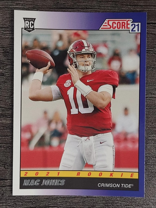 2021 Score '91 Throwback Rookies #9 Mac Jones