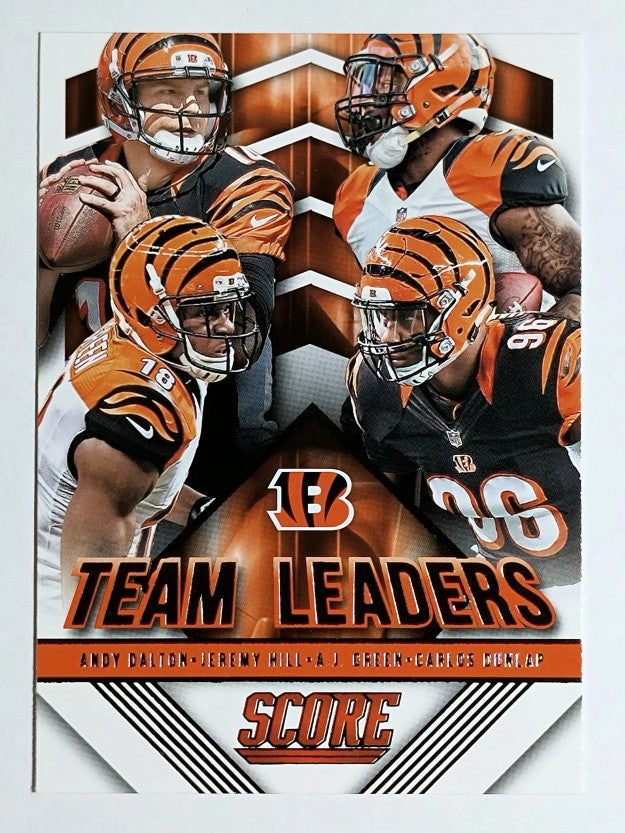 2015 Score Team Leaders #10 A.J. Green/Andy Dalton/Carlos Dunlap/Jeremy Hill