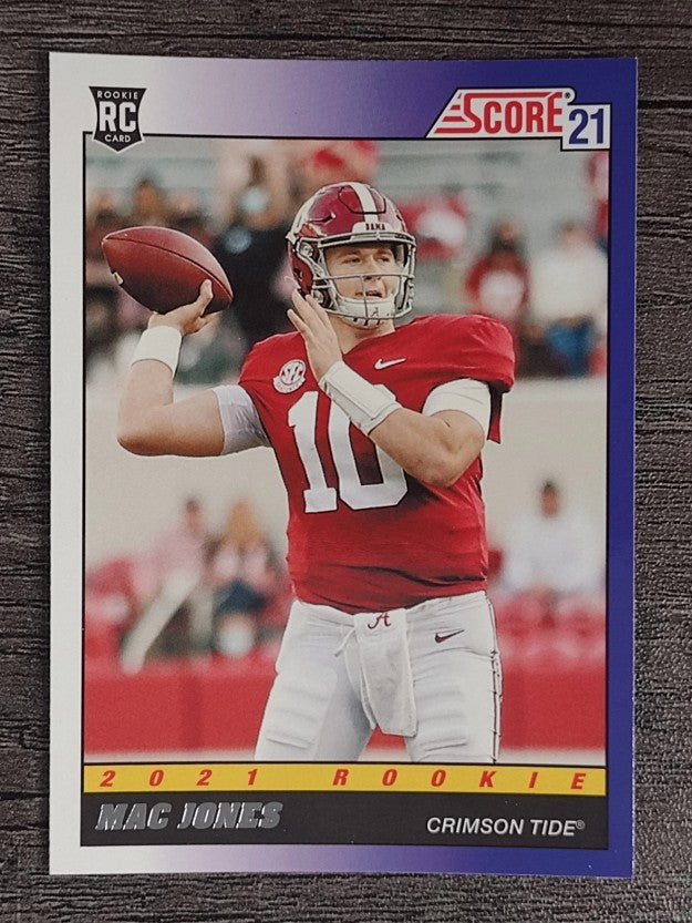 2021 Score '91 Throwback Rookies #9 Mac Jones