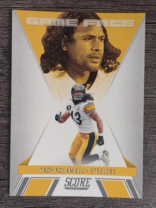 2021 Score Game Face #13 Troy Polamalu
