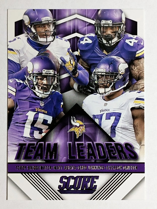 2015 Score Team Leaders #15 Griffen/Greg Jennings/Matt Asiata/Teddy Bridgewater