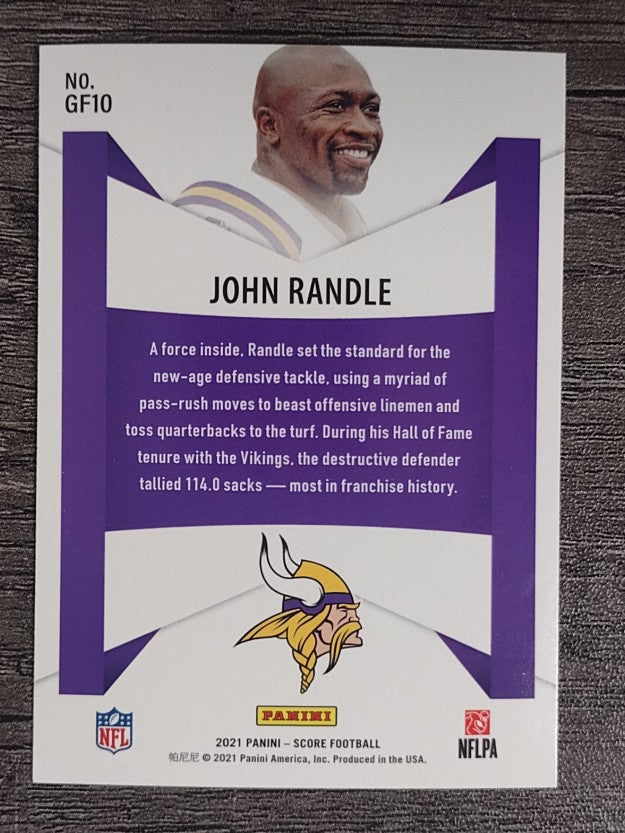 2021 Score Game Face #10 John Randle