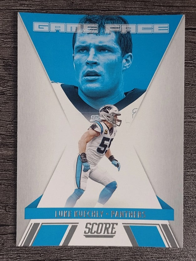 2021 Score Game Face #7 Luke Kuechly
