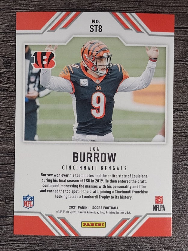 2021 Score Score Team #8 Joe Burrow
