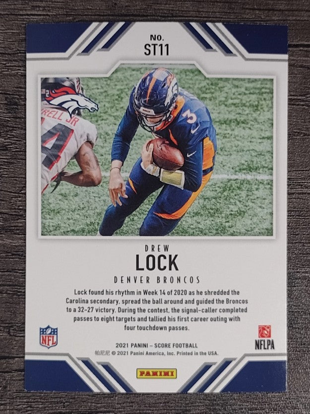 2021 Score Score Team #11 Drew Lock