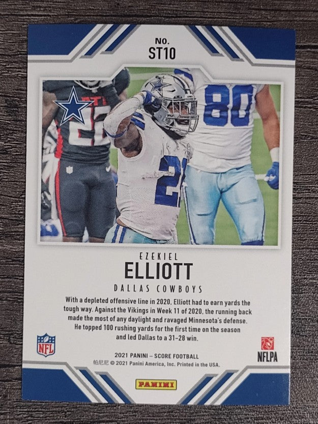 2021 Score Score Team #10 Ezekiel Elliott