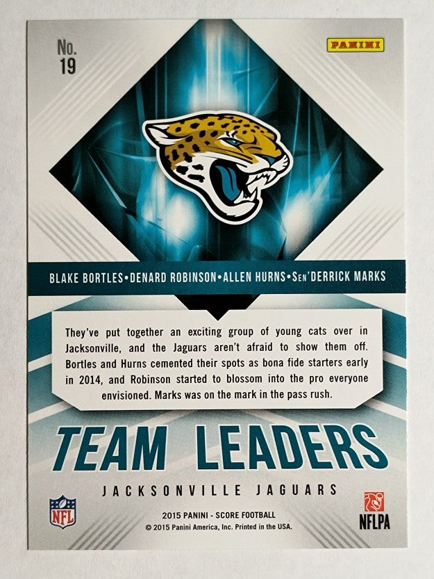 2015 Score Team Leaders #19 Allen Hurns/Blake Bortles/Robinson/Sen'Derrick Marks