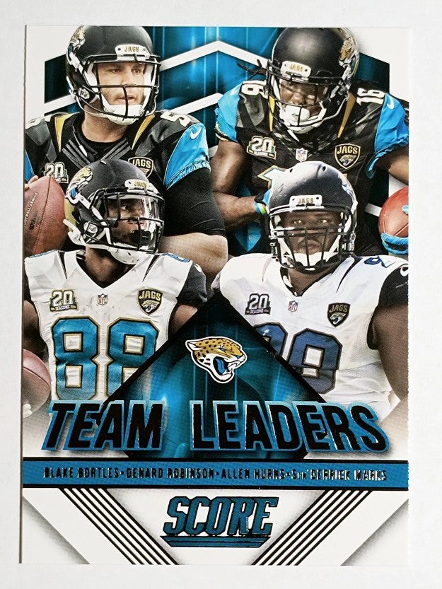 2015 Score Team Leaders #19 Allen Hurns/Blake Bortles/Robinson/Sen'Derrick Marks