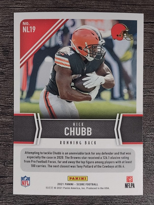 2021 Score Next Level Stats #19 Nick Chubb